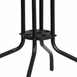 Flash Furniture 28'' Square Tempered Glass Metal Table With Gray Rattan Edging (TLH-073R-GY-GG) -Outlet OFFICE TABLES Store unnamed file 188