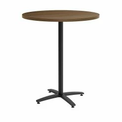 Union & Scale™ Workplace2.0™ Multipurpose 36" Round Pinnacle Laminate Bistro Height Black Base Table (54804)