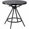 Safco CoGo Round Table, 30"Dia., Black (4361BL)