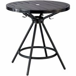 Safco CoGo Round Table, 30"Dia., Black (4361BL)