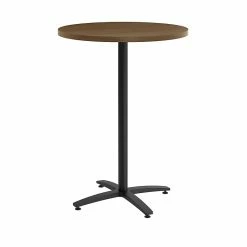 Union & Scale™ Workplace2.0™ Multipurpose 30" Round Pinnacle Laminate Bistro Height Black Base Table (54823)