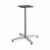 HON Between X-Base, Seated Height, For 30" And 36" Tops, Textured Silver Finish, (HONBTX30SPR8)