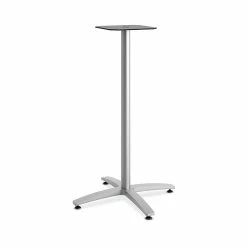 HON Between X-Base, Standing Height, For 30" And 36" Tops, Textured Silver Finish, (HONBTX42SPR8)