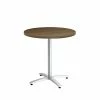 Union & Scale™ Workplace2.0™ Multipurpose 30" Round Pinnacle Laminate Seated Height Silver Base Table (54812)