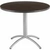 Iceberg® CafeWorks Cafe Table, 36'' Round, Walnut