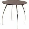 Eurostyle Euro Style™ Bistro 30" Round MDF Table, Wenge