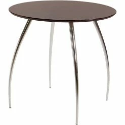 Eurostyle Euro Style™ Bistro 30" Round MDF Table, Wenge