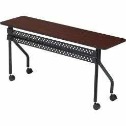 Iceberg OfficeWorks Mobile Training Table 72x18, Mahogany