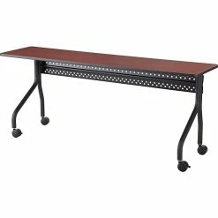 Iceberg OfficeWorks Mobile Training Table 72x18, Mahogany -Outlet OFFICE TABLES Store unnamed file 324