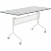 Safco Impromptu® Mobile Training Table, Rectangle Top - 72 X 24" Gray