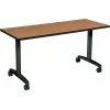 HON Huddle Table, Fixed Base, Harvest Laminate, 60"W