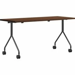 HON Between Nesting Training Room Table, 24" X 48", Shaker Cherry (HONPT2448NSFF)