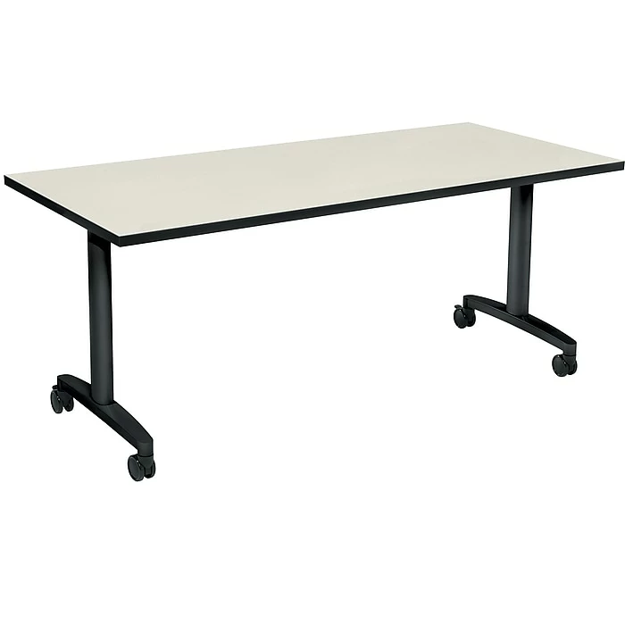 HON Huddle Table, Fixed Base, Silver Mesh Laminate, 72"W (HONHUD3072FXB9) 1 HON Huddle Table, Fixed Base, Silver Mesh Laminate, 72"W (HONHUD3072FXB9)