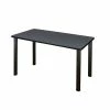 Regency Kee Training Table, 24"D X 42"W, Grey/Black (MT4224GYBPBK)