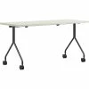 HON Between Nesting Training Room Table, 30" X 48", Silver Mesh/Loft (HONPT3048NSB9LT)