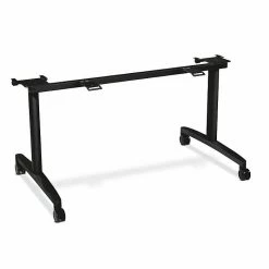 HON Huddle Flip-Top Table Base Kit, For 24"D X 60-72"W Tops, Black (HONMFLIP24CP)