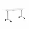 Union & Scale™ Workplace2.0™ Flip Top Nesting Training Table 24X60, White