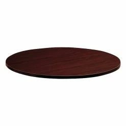 HON Preside Round Tabletop, 42", Mahogany, 1 1/8"H X 42"W X 42"D