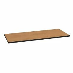 HON Huddle Table Top, Rectangle, Flat Edge, 60"W X 24"D, Harvest Finish (HONMT2460GNCP)