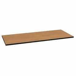 HON Huddle Table Top, Rectangle, Flat Edge, 72"W X 30"D, Harvest Finish (HONMT3072GNCP)