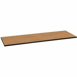 HON Huddle™ Multi-Purpose Rectangular Tabletop Without Grommet, Harvest/Black, 72"W X 24"D