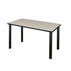 Regency Kee 42" X 24" Training Table- Maple/ Black