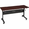 Balt Flipper Training Room Table, 24"D X 60"W, Mahogany (89879M)