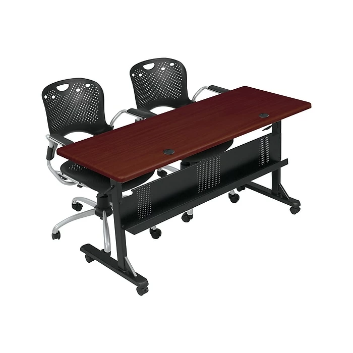 Balt Flipper Training Room Table, 24"D X 60"W, Mahogany (89879M) 8 Balt Flipper Training Room Table, 24"D X 60"W, Mahogany (89879M) - Image 8