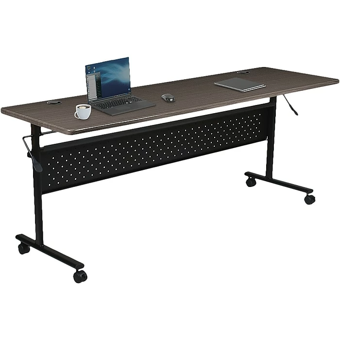 MooreCo Essentials Economy Flipper Training Room Table, 24" X 72", Asian Night (91183) 1 MooreCo Essentials Economy Flipper Training Room Table, 24" X 72", Asian Night (91183)