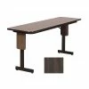 Correll 72-inch Laminate & Particle Board Top Seminar Folding Table, Walnut