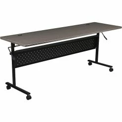 MooreCo Economy Flipper Training Room Table, 24"D X 60"W, Low Line (91182)