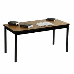 Outlet OFFICE TABLES Store 16 Correll 48'' Rectangular Training Table, Medium Oak (LR2448-06)