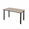 Regency Kee 48" X 24" Training Table- Beige/ Black