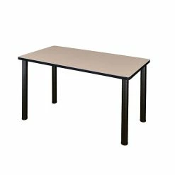 Regency Kee 48" X 24" Training Table- Beige/ Black