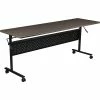 MooreCo Economy Flipper Training Room Table, 24"D X 60"W, Asian Night (91180)