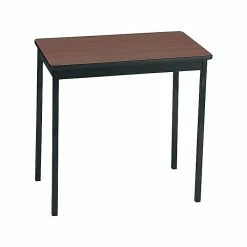 Barricks 30"W Utility Table, Walnut (UT)