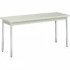 HON Utility Table, 60"W X 20"D, Loft Laminate, Loft Finish, Chrome Leg Finish