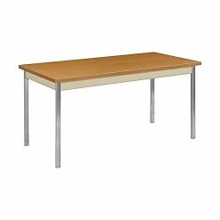 HON 60"W Utility Table, Harvest/Putty (HUTM3060CLCHR)