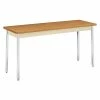 HON® Utility Table, Harvest Oak/Putty, 20x60"