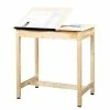 Diversified Woodcrafts SHAIN Art/Drafting Table 36"H X 36"W X 24"D Wood Solids / Veneers
