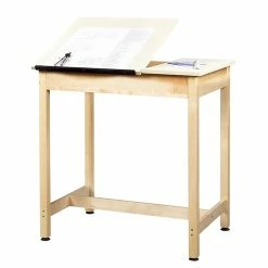 Diversified Woodcrafts SHAIN Art/Drafting Table 36"H X 36"W X 24"D Wood Solids / Veneers