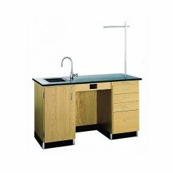 DWI Work Desk 36"H X 60"W X 30"D Epoxy, Oak Wood -Outlet OFFICE TABLES Store unnamed file 763