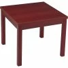 HON® Reception Room Furniture In Mahogany Finish, Corner Table