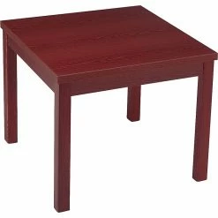 HON® Reception Room Furniture In Mahogany Finish, Corner Table