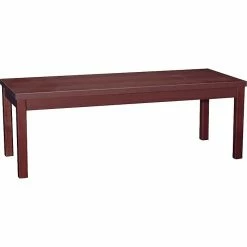 HON® Reception Room Furniture In Mahogany Finish, Coffee Table