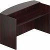 Global Offices To Go™ Furniture Collection In American Mahogany, 71" Reception Desk Shell