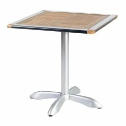 Eurostyle Euro Style™ Sheldon 27 1/2" Square Teak Dining Table, Teak