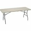 Staples Folding Table, Regular Duty, 72"L X 30"W, Platinum (79223/54272)
