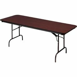 ICEBERG Premium Folding Table, 60" X 30", Mahogany (55214) 9 ICEBERG Premium Folding Table, 60" X 30", Mahogany (55214) -Outlet OFFICE TABLES Store unnamed file 861