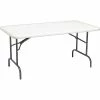 Iceberg IndestrucTable TOO™ 1200 Series Rectangular Folding Table, Platinum, 29"H X 60"W X 30"D